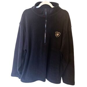 Ariat Black Zip-Up Men's Sweater